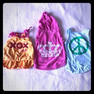 3 Adorable LuLuPink Doggy Dresses